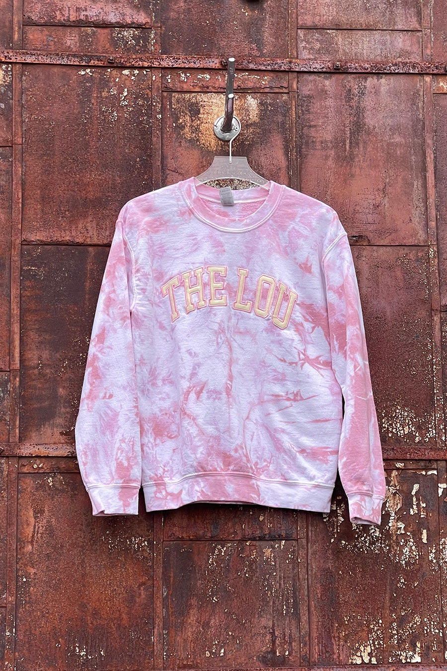 Tie Dye Collegiate Crewneck