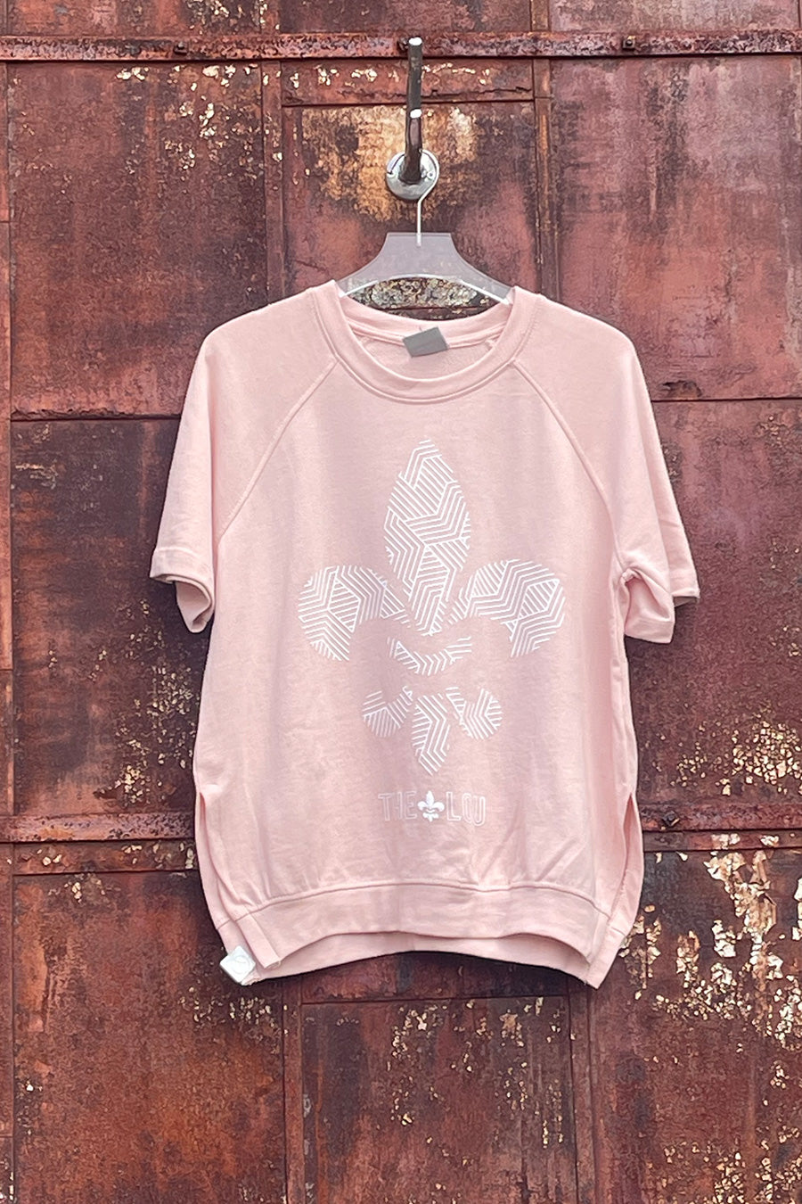 Geometric Woven Tee