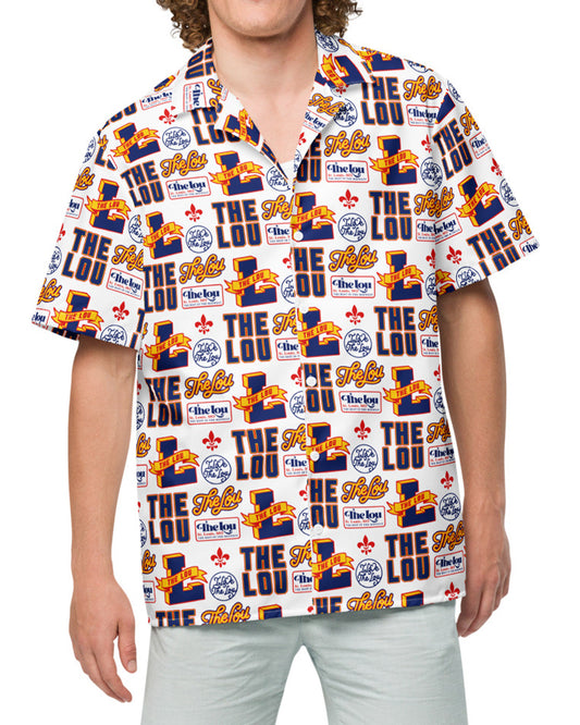 BUTTON UP: CLOWN WHITE