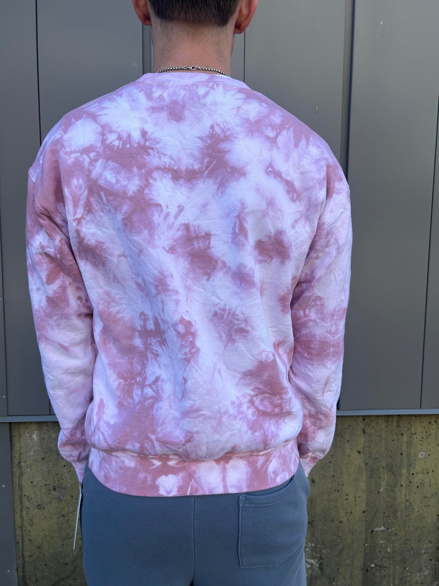 Tie Dye Collegiate Crewneck