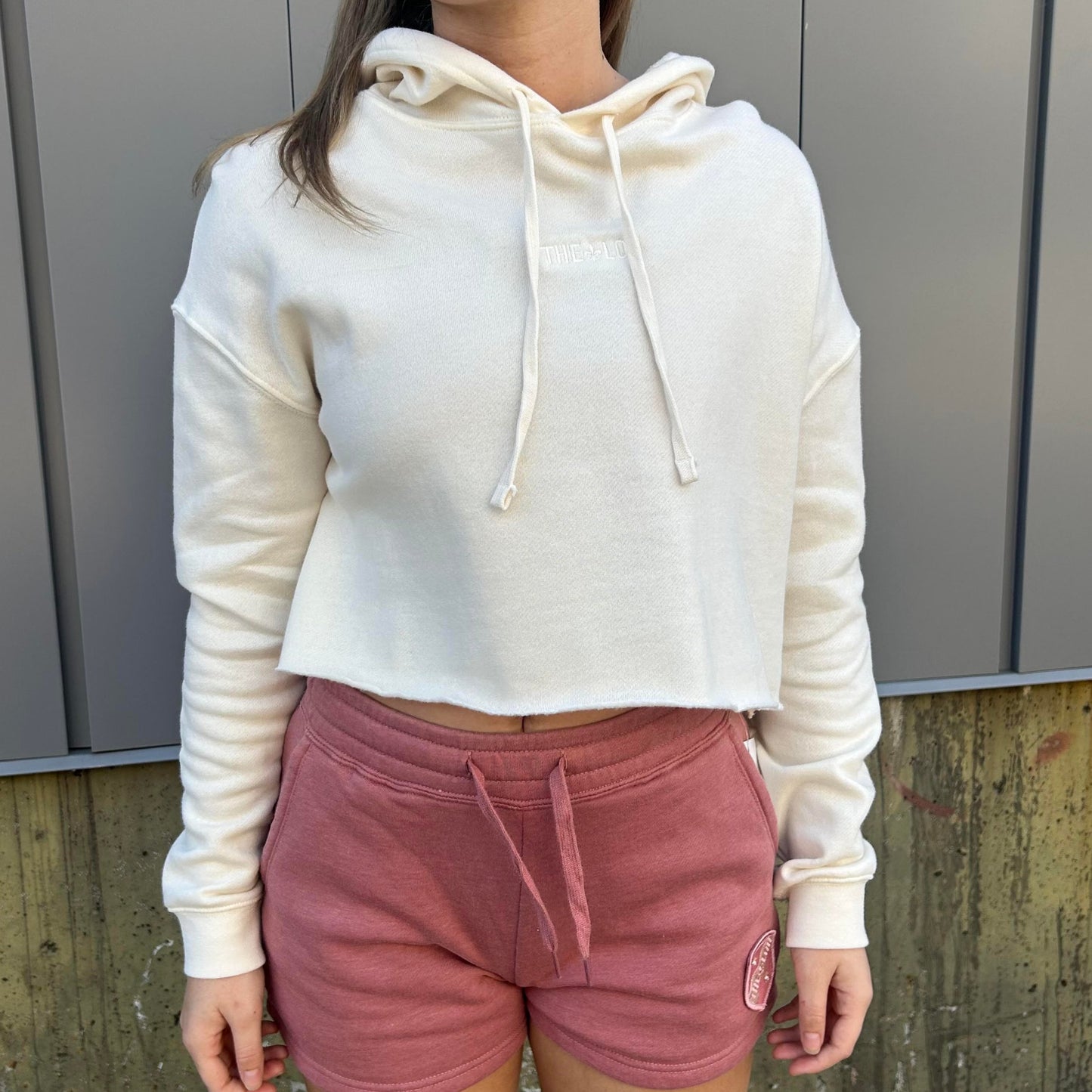 Cropped The Lou Small Font Hoodie