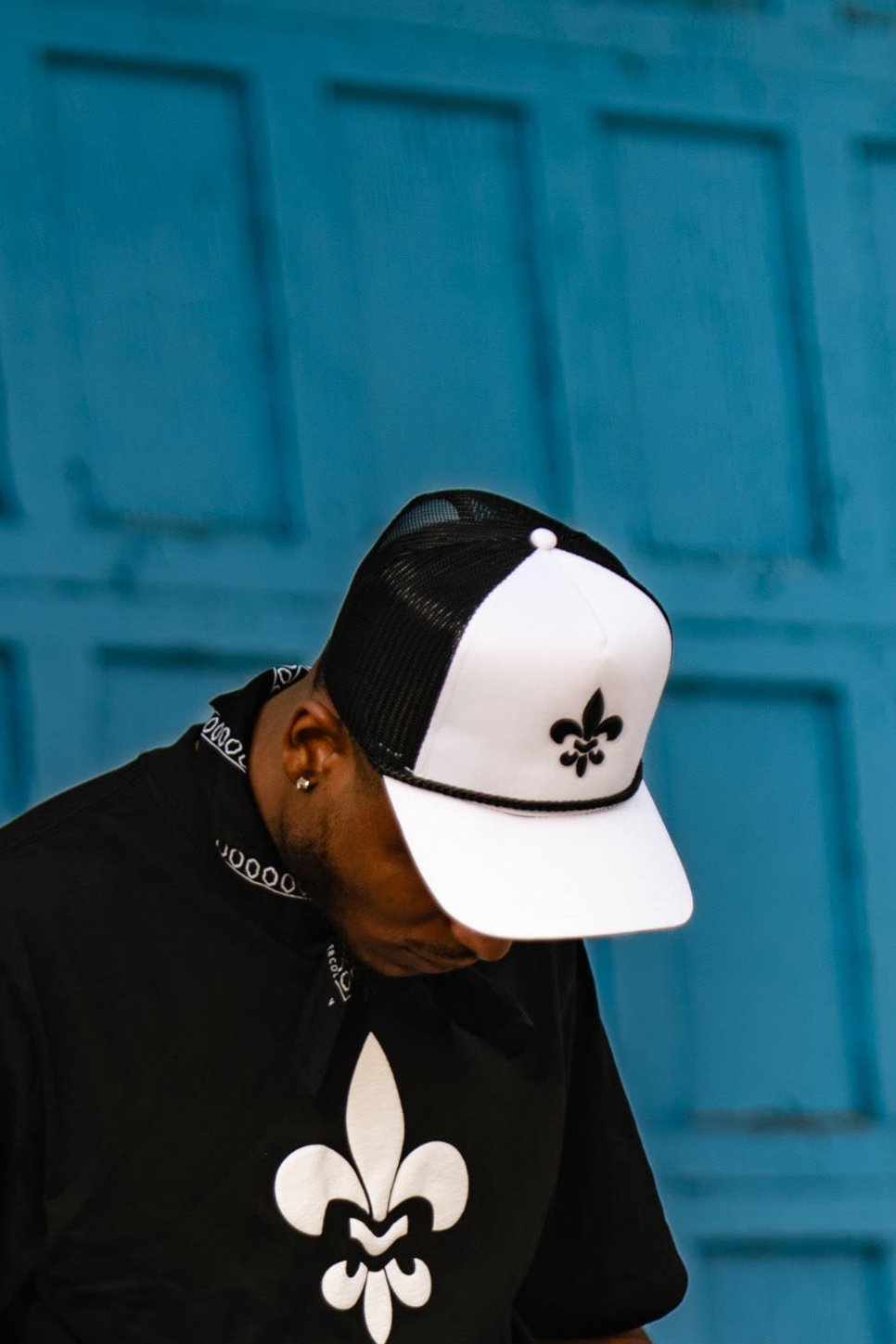 Fleur De Lis Trucker Hat